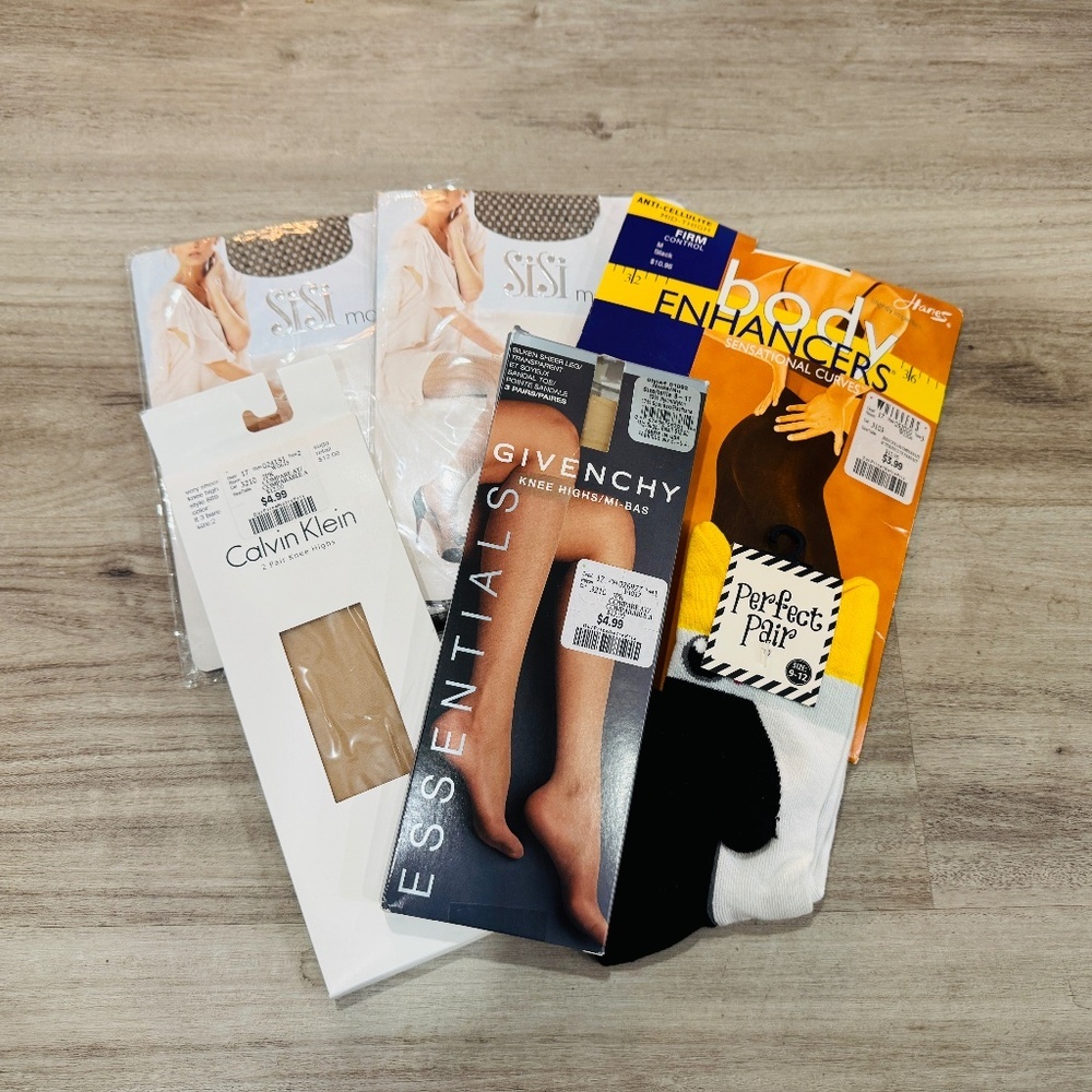 Bundle of Assorted Socks, Hosiery, and Shapewear - All Brand New!